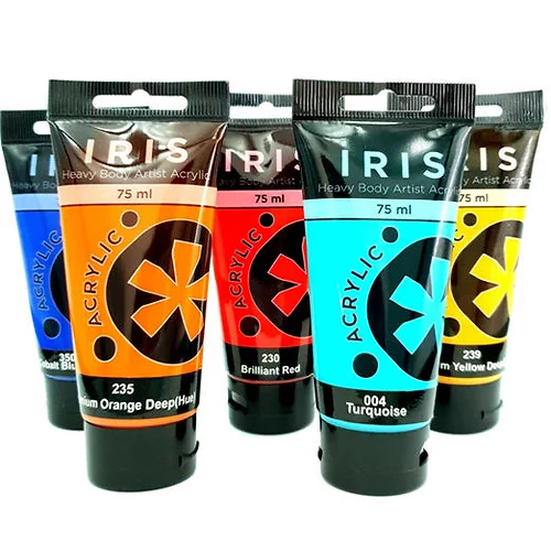 iris, acrylic, acrylics, paint, art